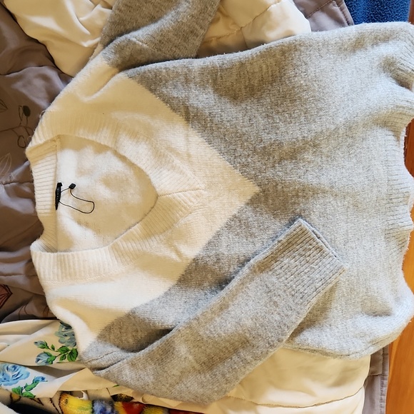 Cozy, Slouchy V-neck sweater from Dynamite - Picture 1 of 5